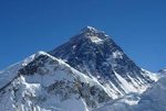 Mount Everest set fra nabobjerget Kala Patthar.