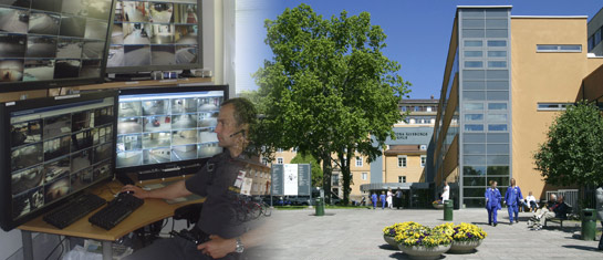 Säkerhetslösningen på Södra Älvsborgs sjukhus är baserad på Milestone-mjukvaran XProtect Enterprise.