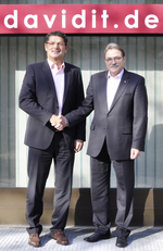 Jürgen Seiler, MD, Davidit GmbH with Dieter Dallmeier