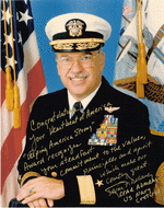 Rear Admiral Delaney, granted 98 awards and decorations by the US Navy, helps others recognize small businesses for their contribution to the US free-enterprise system. 