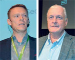 Johan Holmström, affärsutvecklare, Dualtech och Ingvar Wernvik, chef risk manager på Söderberg &amp; Partners.