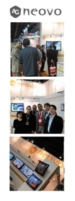 AG Neovo stand at Intersec 2011, Dubai UAE