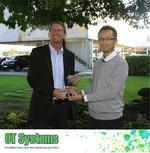 (Left to right): Amos Brennecke, Sales Director - VIDEOR E. Hartig GmbH; Calvin Wong, International Business Manager - OT Systems Ltd.