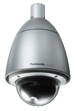 Et af de Panasonic-kameraer, der blev installeret.