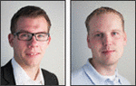 Martin Ekman, Channel Manager Nordics; Anders Johansson, Technical Pre-Sales Engineer, Axis Communicaitons AB 