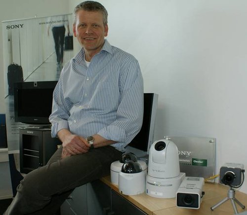 Benny Schwaner, Sony PSE: "På IFSEC viser vi de nye medlemmer af Sony NVM-kamera-serie - heriblandt de nye megapixel-kameraer".