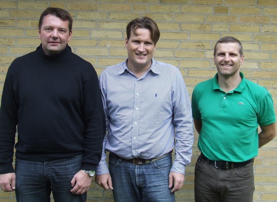 Salgsteamet hos Sveistrup udgør nu fra venstre Jens Kruse, Kristian Sveistrup og Jacob Dedichen.