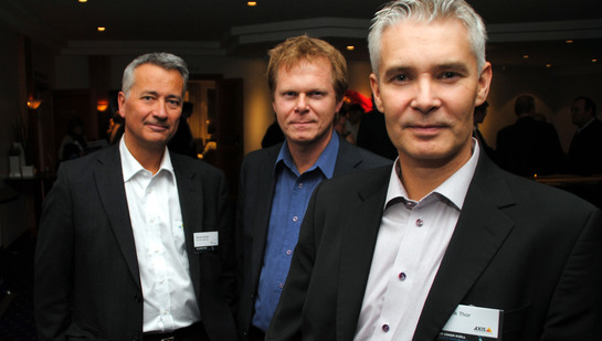 Göran Rydén, Bravida säkerhet, Anders Wikström, GPP och Fredrik Thor, Axis, höll i seminarierna.
