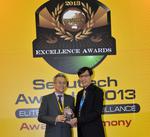 (Right) Mr. William Ku, VP of Int'l Business Division, Vivotek Inc.