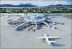 Bodø airport in Norway.