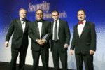 Sales & Marketing Director, Mr Michael Bystram (2nd from left) collects the Award.