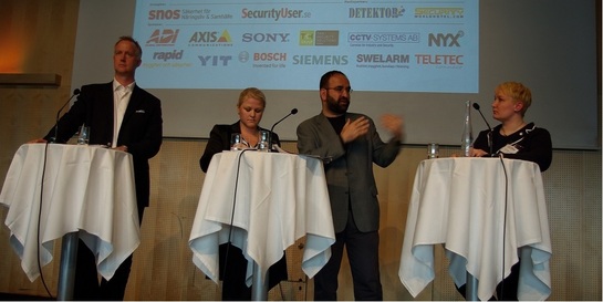 Johan Pehrson, Ulrika Karlsson, Mehmet Kaplan och Elin Lundgren.