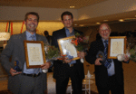 The desirable first prizes, a custom designed glass sculpture (by Bertil Vallien) were this year received by  Björn Admeus from Sony, Jonatan Holmelius from Panasonic and Lennart Person from GE Security.