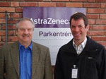 Inköpsansvarig Birger Johansson, AstraZeneca och PAS Card*s Key Account Manager, Pierre Parrman. 
