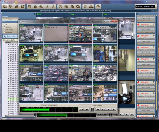 Prism Video Management System fra Lenel