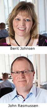 To markante brancheprofiler, Berit Johnsen og John Rasmussen, overtog 1. marts ansvaret for at etablere og drive Teletec Connects nye brandafdeling.