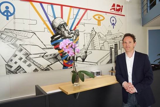 Thomas Lausten i ADIs hovedkvarter i Ishøj