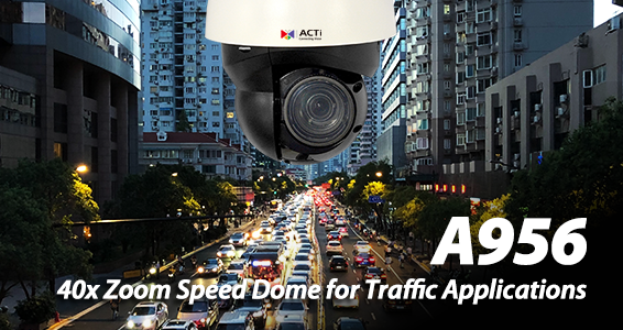 40x zoom speed dome for traffic applications | SecurityWorldMarket.com