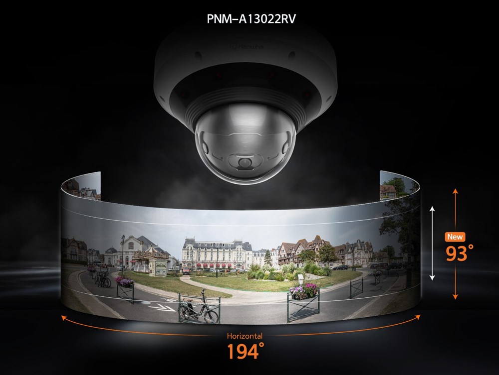 Hanwha launches 13 MP AI panoramic camera | SecurityWorldMarket.com
