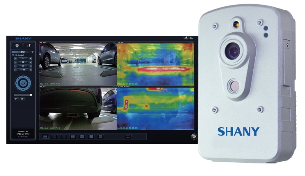 Thermal camera monitors EV charging sites in car parks ...