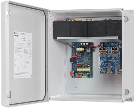 The Netway SP4TCW53 is able to deliver up to 90W per port, totaling 360W across four 802.3bt Ethernet ports.