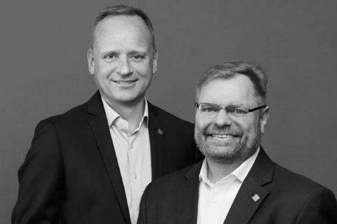 Lars Thinggaard och Lars Larsen. Foto: Casper Helmer.