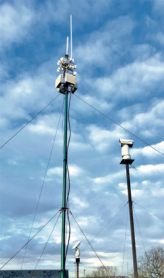 Radar och RF-detektion med PTZ-kamera