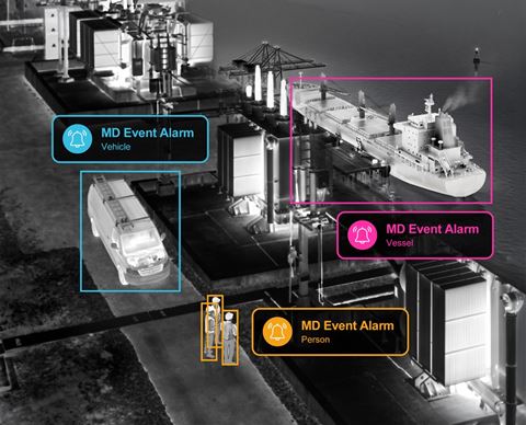 Expanding beyond conventional perimeter surveillance, the VGA AI Thermal Camera series also features AI-powered Vessel Detection capabilities optimised for maritime environments. Image courtesy of Hanwha Vision Expanding beyond conventional perimeter surveillance, the VGA AI Thermal Camera series also features AI-powered Vessel Detection capabilities optimised for maritime environments.