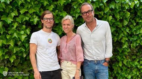 Tue Oxenvad fra Meningspunktet og Lotte Thor Høgsberg & Tom Tramborg fra Sasha. 