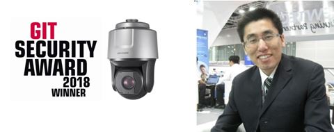 (Right) Derek Yang, President of Hikvision EU