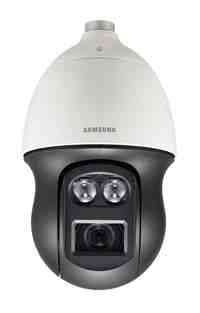 H.265 Samsung Wisenet PNP-9200RH dome med 20x optisk zoom och en IR- längd på upp till 200 meter. 