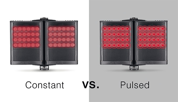 Pulsestar illuminators typically provide 400% power output compared to the equivalent constant illuminator.