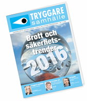 Första nubret av tidningen Tryggare Samhälle.