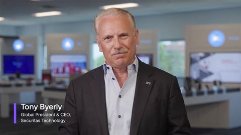 Tony Byerly, global president og administrerende direktør i Securitas Technology. Tony Byerly, global president og administrerende direktør i Securitas Technology.