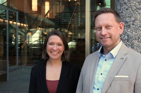 Maria Barstad Sanner og Vegard Einan. 