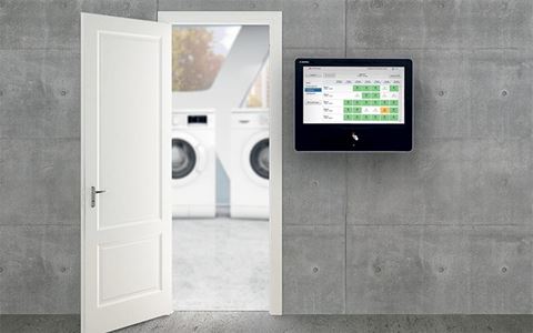 Det digitala trapphuset kommer starkt, med informationstavlor som visar boenderegister samt all övrig information, säger Philip Wachmeister, vd för Axema.
