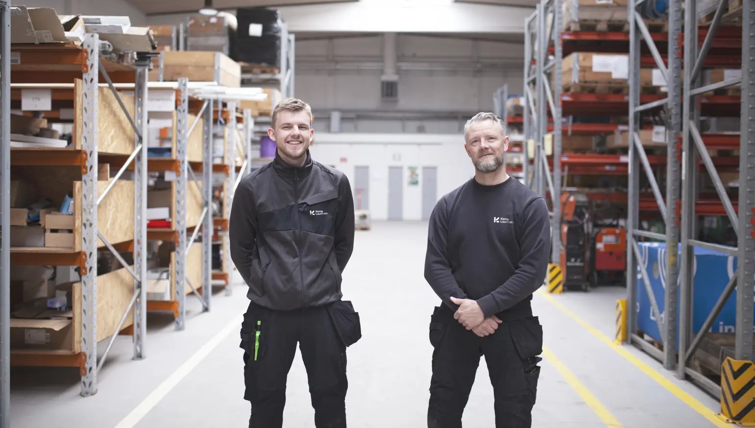 To af de c.a. 3.000 K&L-medarbejdere, som er omfattet af den nye certificering.