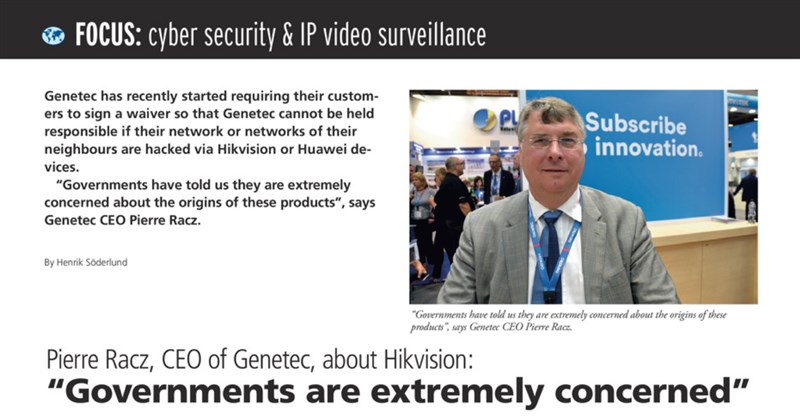 Hikvision to Genetec: “Vague accusations and outrageous claims ...