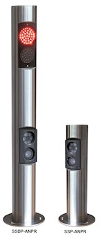 The ANPR camera is contained within the body of the post with no restriction to either the lens or IR lighting.