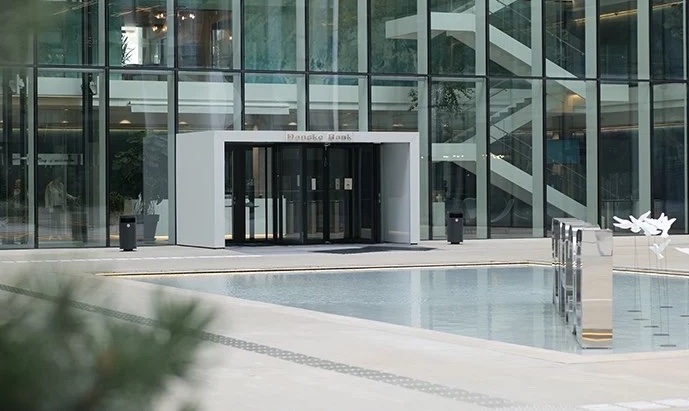 Danske Banks Vilnius-kontor, et av 200 kontor som Caverion skal sikre.