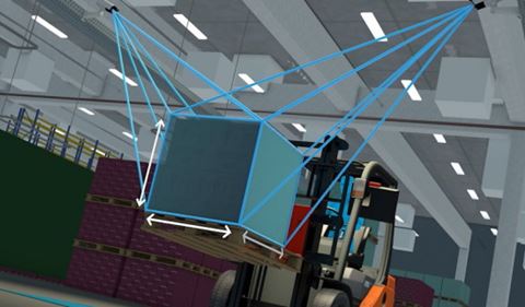 The “Package Measurement” solution enables fully automatic volume calculation and weighing of freight goods.