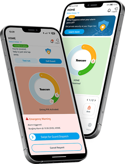 Guardian gives installers a straightforward way to extend the services they offer to their existing customer base. Image courtesy of Texecom