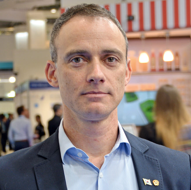 Uri Guterman, produkt- och marknadschef på Hanwha Techwin Europe.