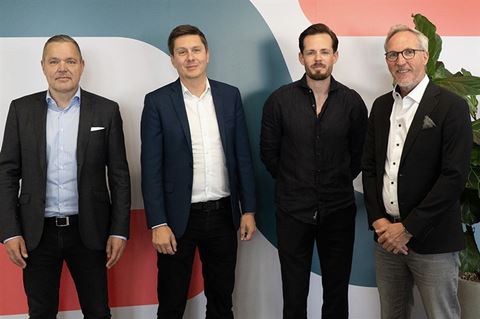 Peter Freander, CEO Teletec Connect, Alexander Holmström, Executive Vice President (EVP) för International Sales / EMEA/APAC & Global Revenue Operations, Acre Security, Anton Liljeros, Country Sales Manager Sweden, Acre Security, och John Väyrynen, CCO på Teletec. Peter Freander, CEO Teletec Connect, Alexander Holmström, Executive Vice President (EVP) för International Sales / EMEA/APAC & Global Revenue Operations, Acre Security, Anton Liljeros, Country Sales Manager Sweden, Acre Security, och John Väyrynen, CCO på Teletec.