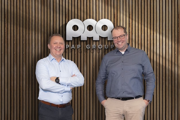 Fredrik Gren, CEO of Prosero Security Group and Marko Hämäläinen, CEO of PAP Group.
