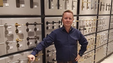 Daglig leder i R.Bergersen AS, Raymond Lund, fra den nyeste butikken i Harbitzalléen 19 på Skøyen.