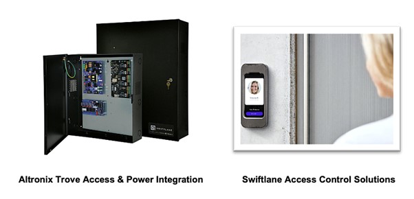 Technology like video-based wireless intercoms and remote unlock can now be deployed seamlessly using the Altronix-Swiftlane solution.