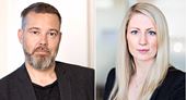 Thomas Hvitfeldt, enhetschef och Åsa Strid, biträdande enhetschef, bägge på Brå.