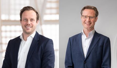 Rens Pennings, Chief Commercial Officer hos TrustTech og Thijs Vink, Chief of Enterprise Central & Southern Europe hos Signicat