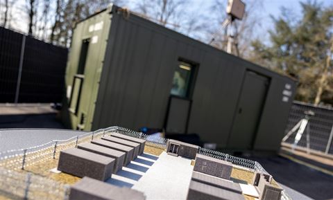 Kriseberedskap på rekordtid. Cyviz har levert et mobilt kommandosenter i en beskyttet container under en militær øvelse i Nederland.